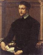 Portrait of a Gentleman with a Letter Francesco Salviati